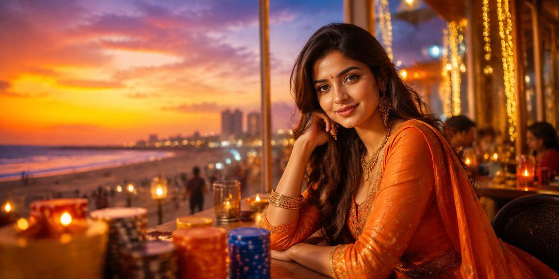 Festive IPL season promotion at Chennai Marina Beach